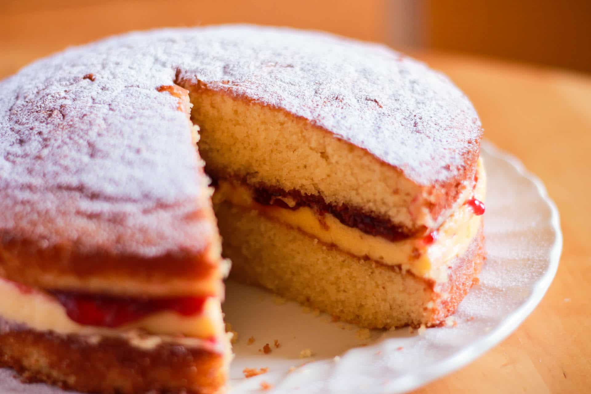 Victoria Sponge Cake with Butter Cream Erren's Kitchen