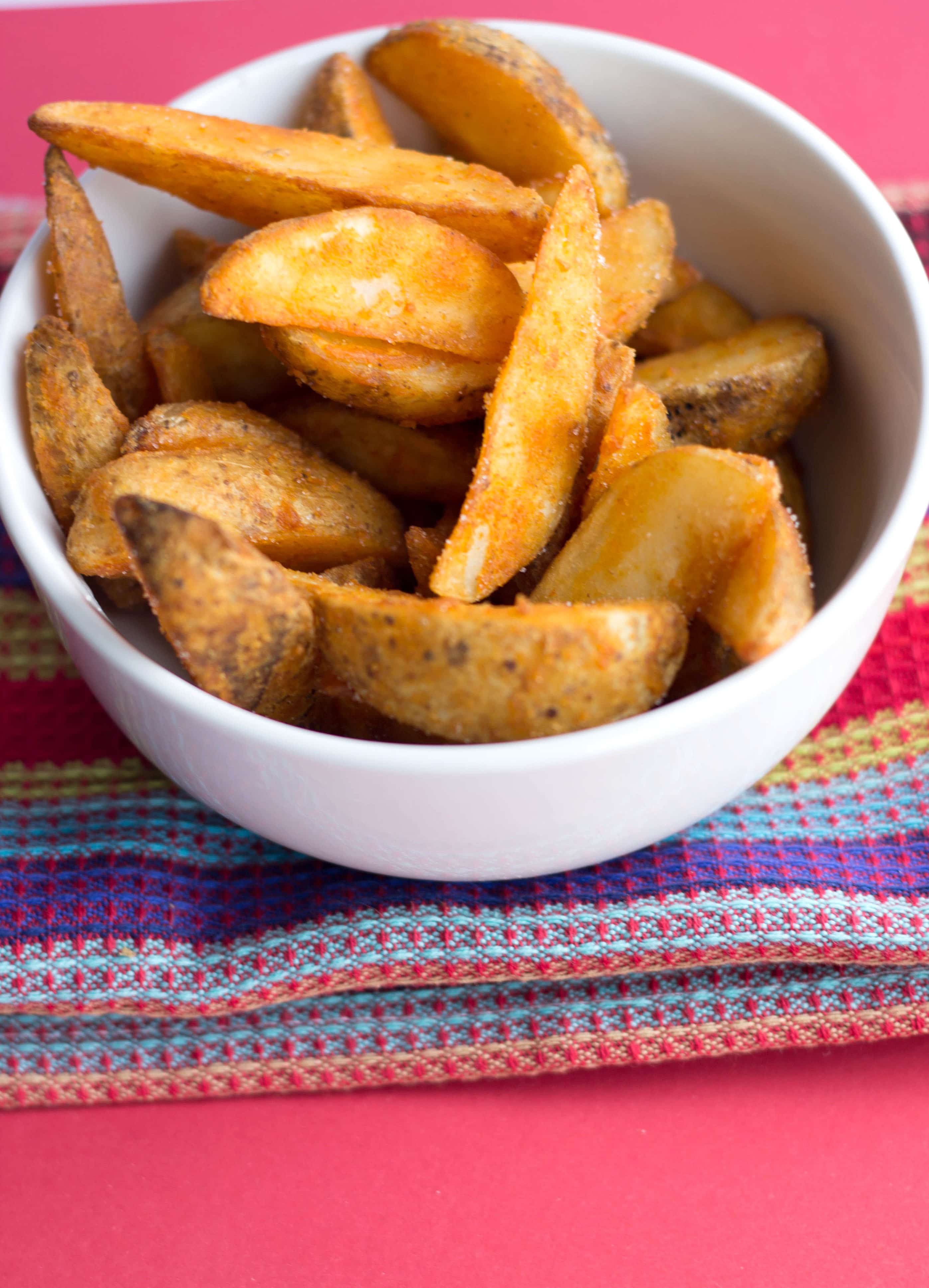 Seasoned Baked Potato Wedges - Erren&amp;#39;s Kitchen