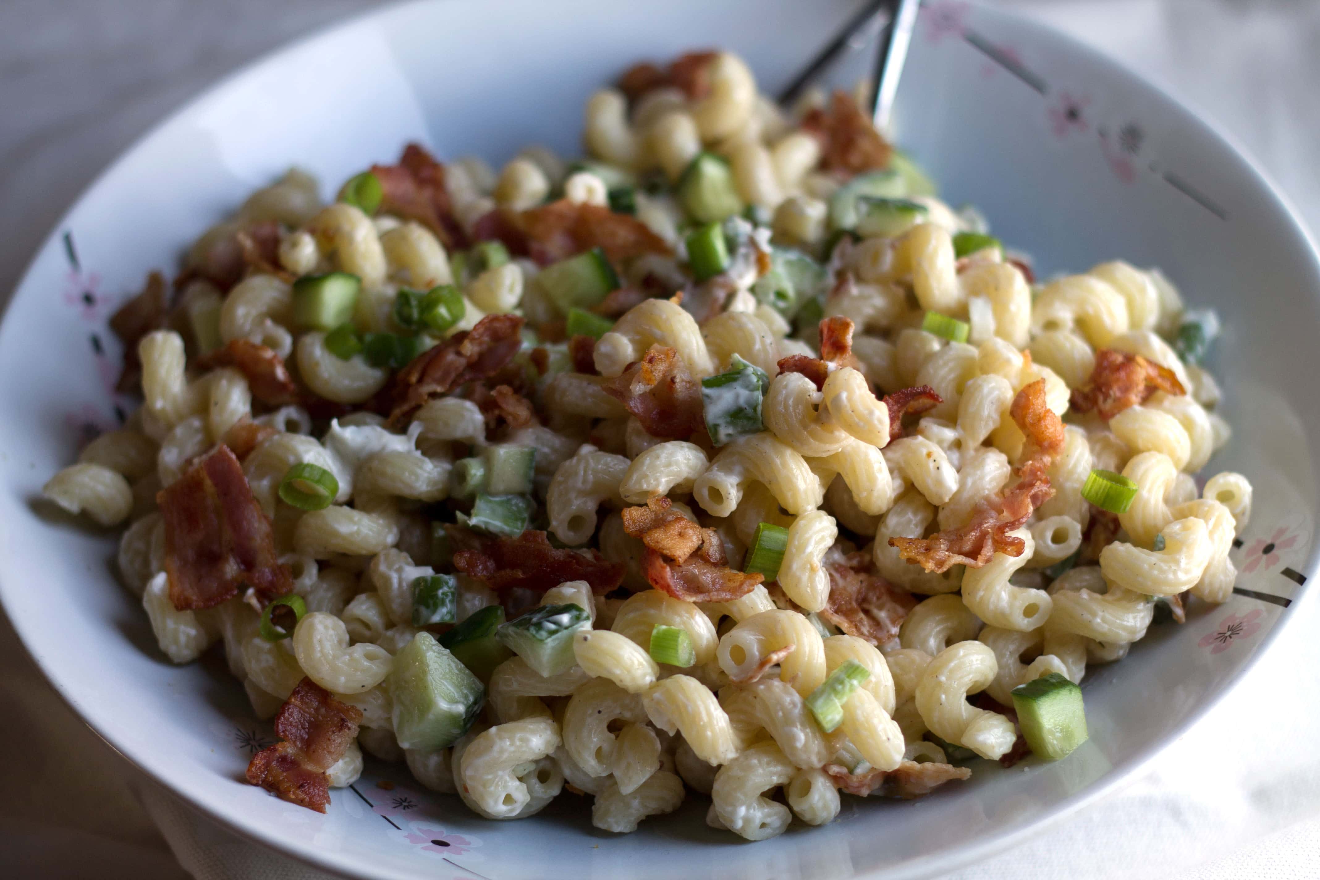 Bacon & Green Onion Pasta Salad Erren's Kitchen