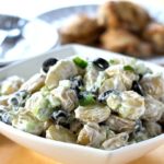 Speedy Potato Salad with Olives & Green Onions - Erren's Kitchen