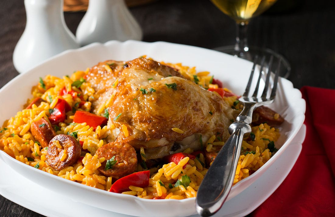 Chicken & Chorizo Paella Erren's Kitchen