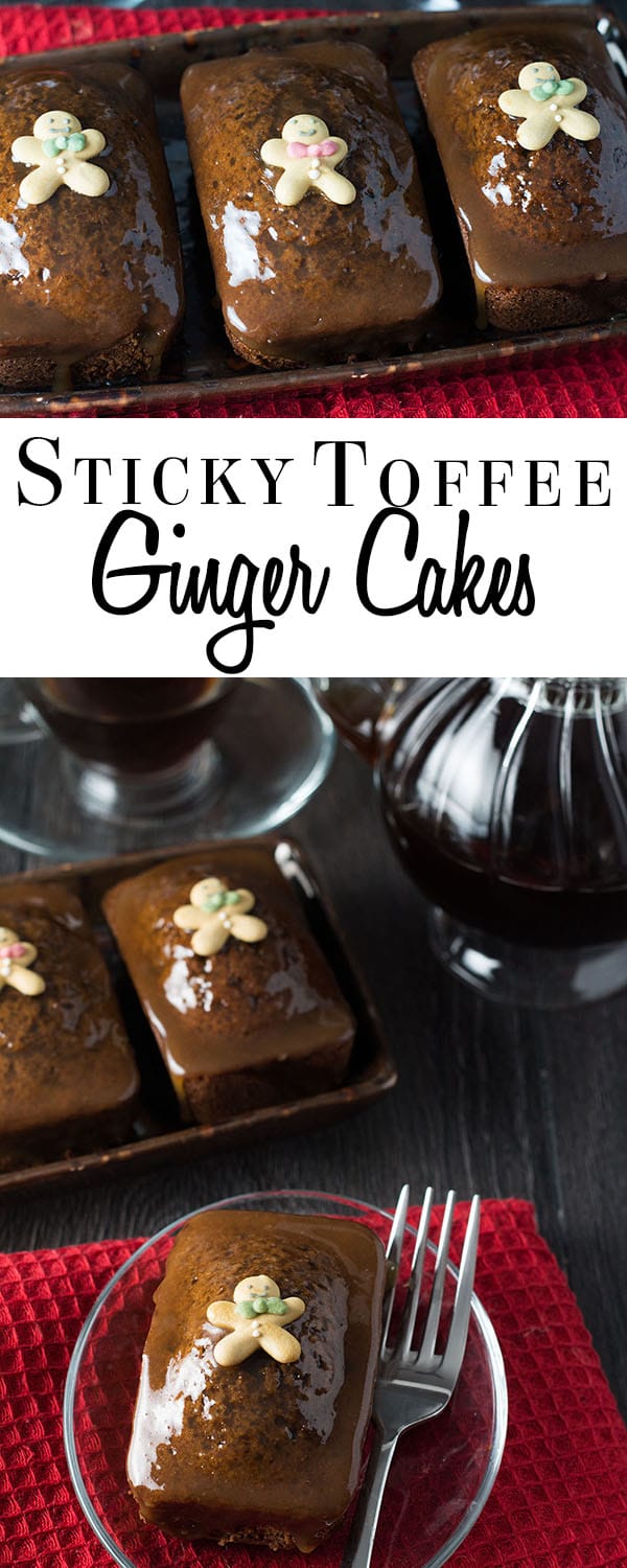 Sticky Toffee Ginger Cakes Delicious gingerbread flavored cakes