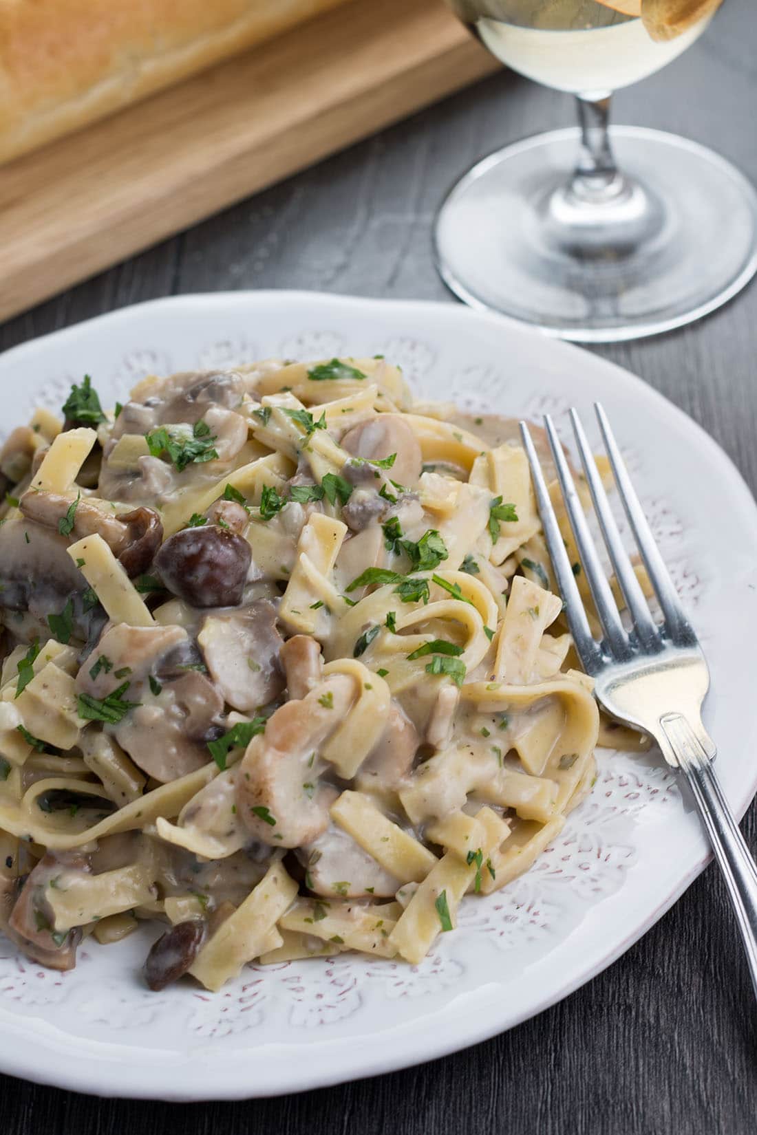 Creamy Tagliatelle & Mushrooms What are you waiting for?