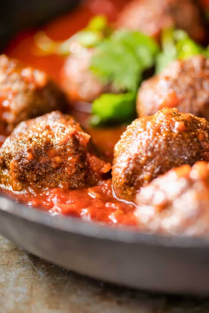 sausage meatballs in sauce