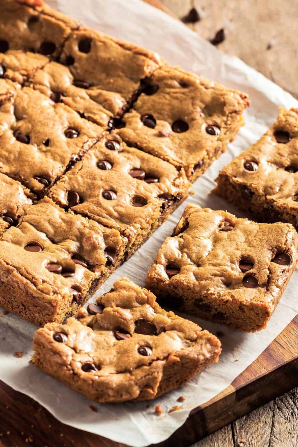 Bar Cookies with Chocolate Chips Erren's Kitchen