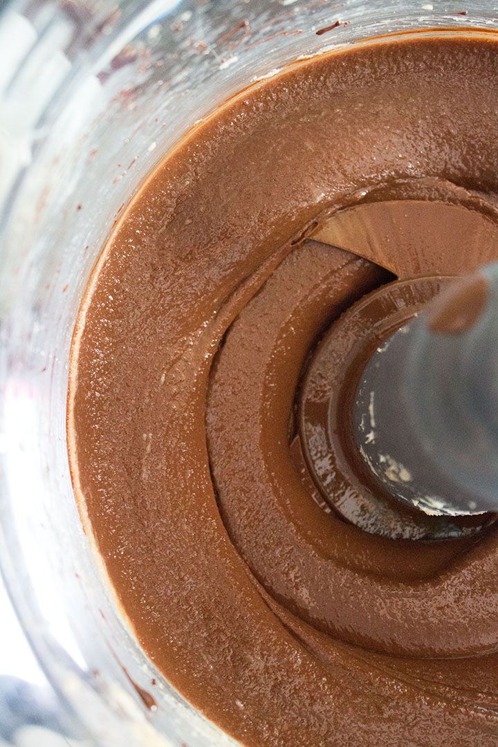 Chocolate Mixed in to butter and egg
