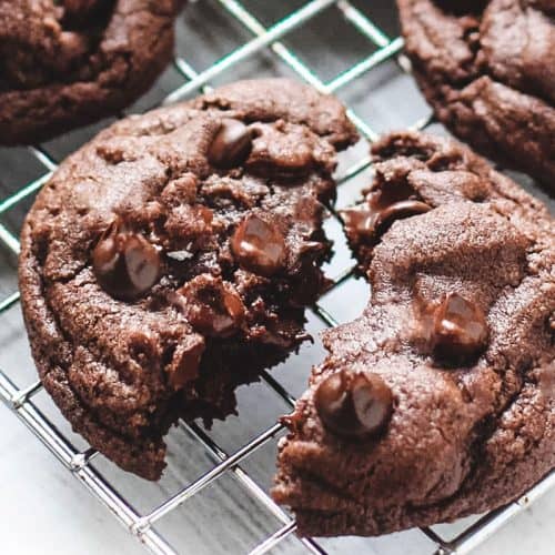 Double Chocolate Chip Cookies Erren S Kitchen