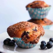 Blueberry Crumb Cake Muffins - alt