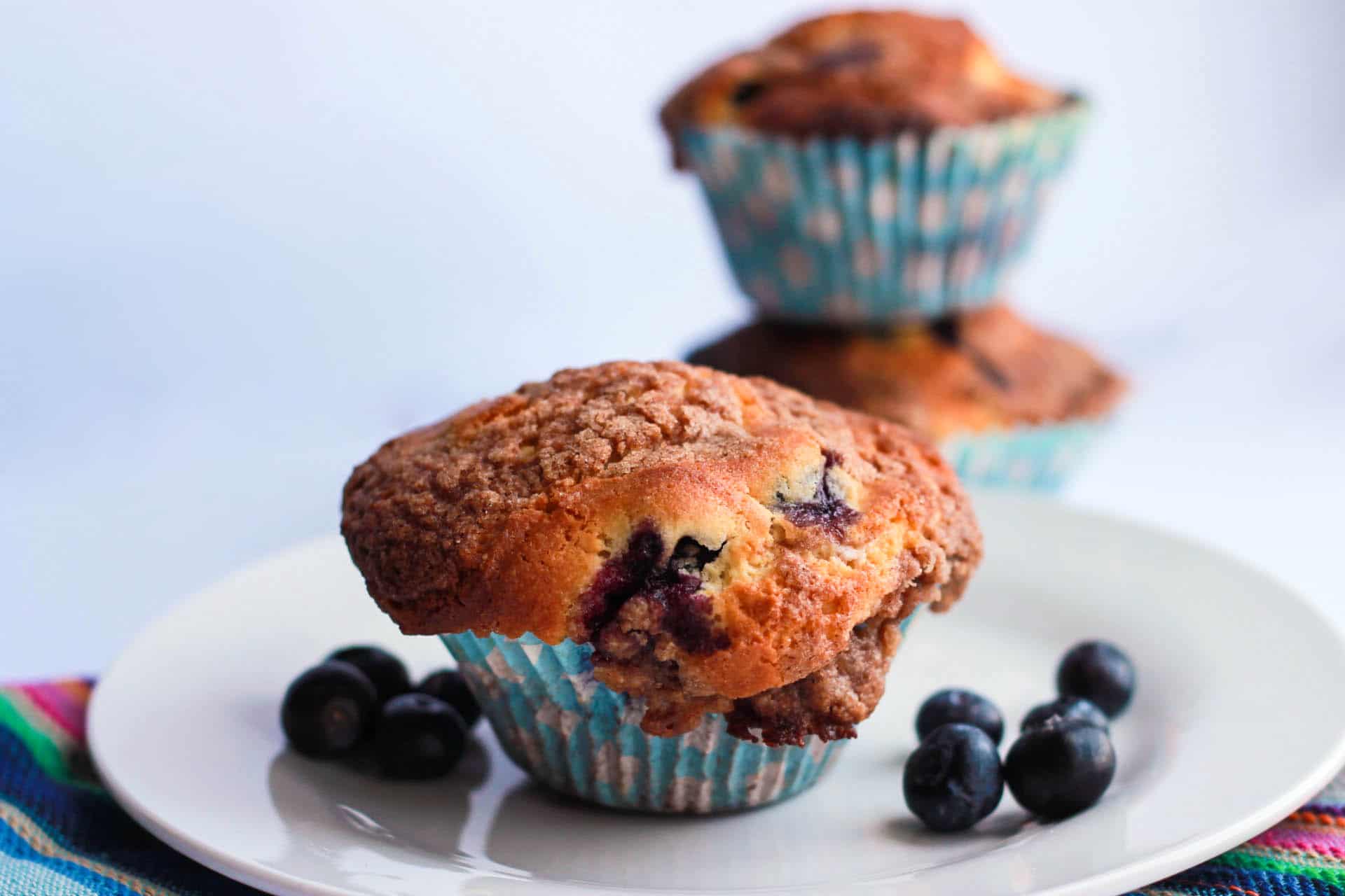 Blueberry Crumb Cake Muffins- Erren's Kitchen - This recipe for Blueberry Crumb Cake Muffins combines two classics – Crumb Cake and blueberry muffins!