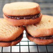 Peanut Butter & Chocolate Sandwich Cookies - alt