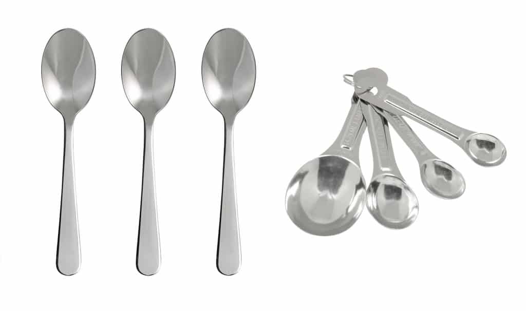 United Scientific Metric Measuring Spoon Set Capacity (English): 1/4 tsp