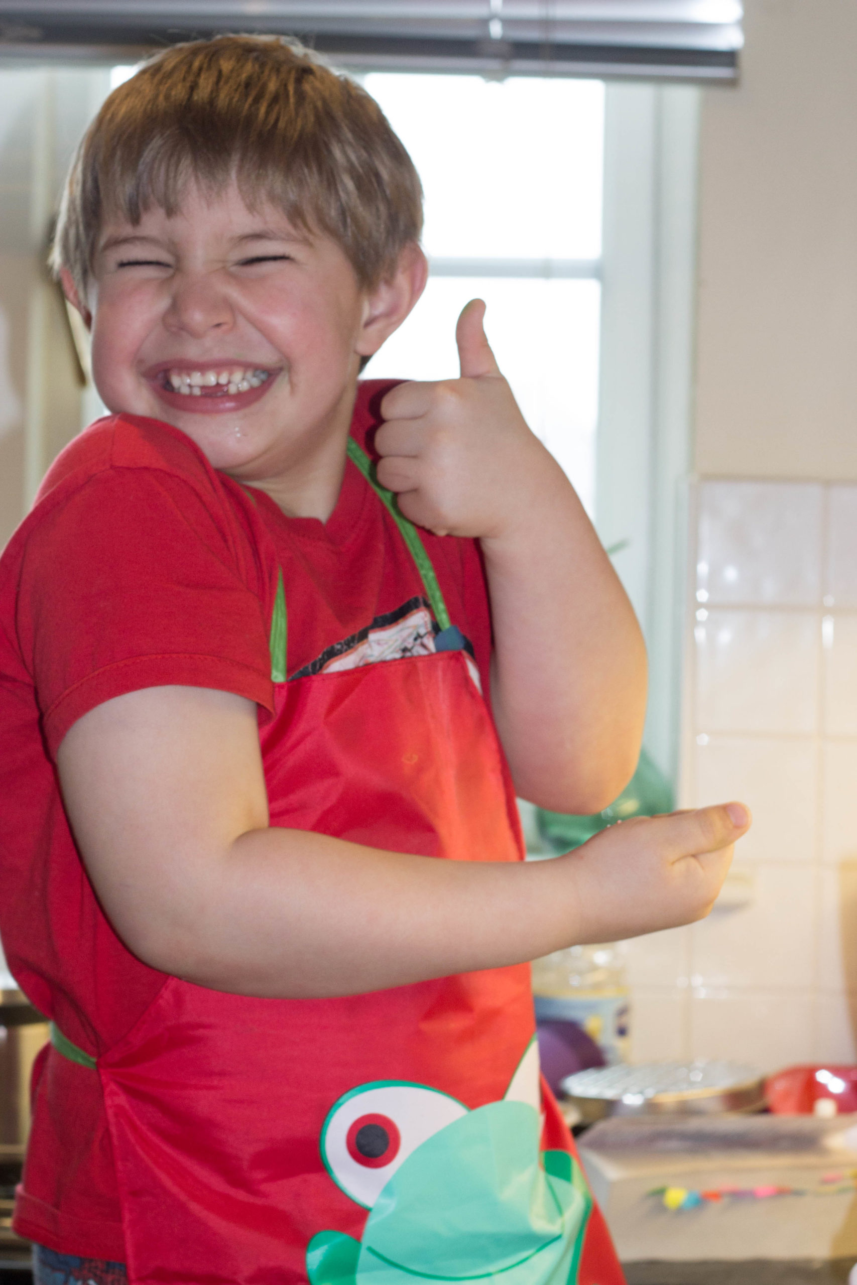 Baking with my boy