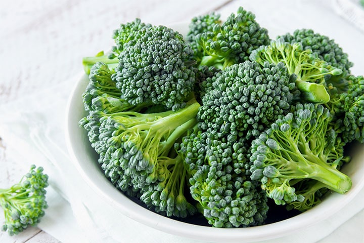A bowl of broccoli Florets