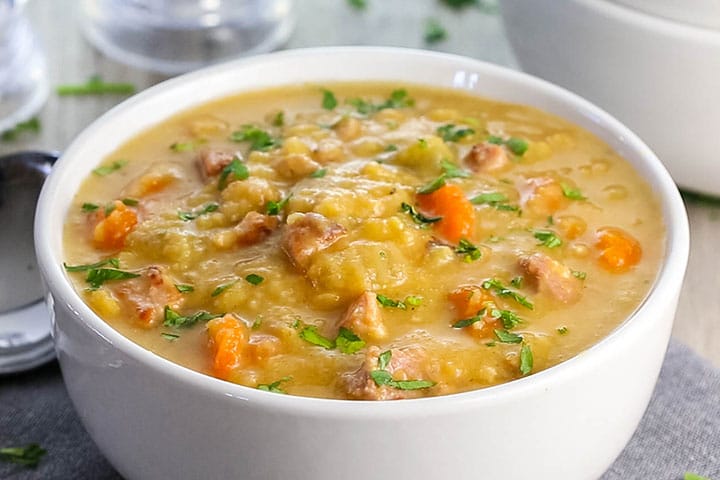 Canadian Yellow Split Pea Soup with Ham Recipe