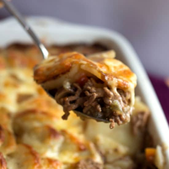 Cottage Pie Topped With Scalloped Potato Gratin Erren S Kitchen