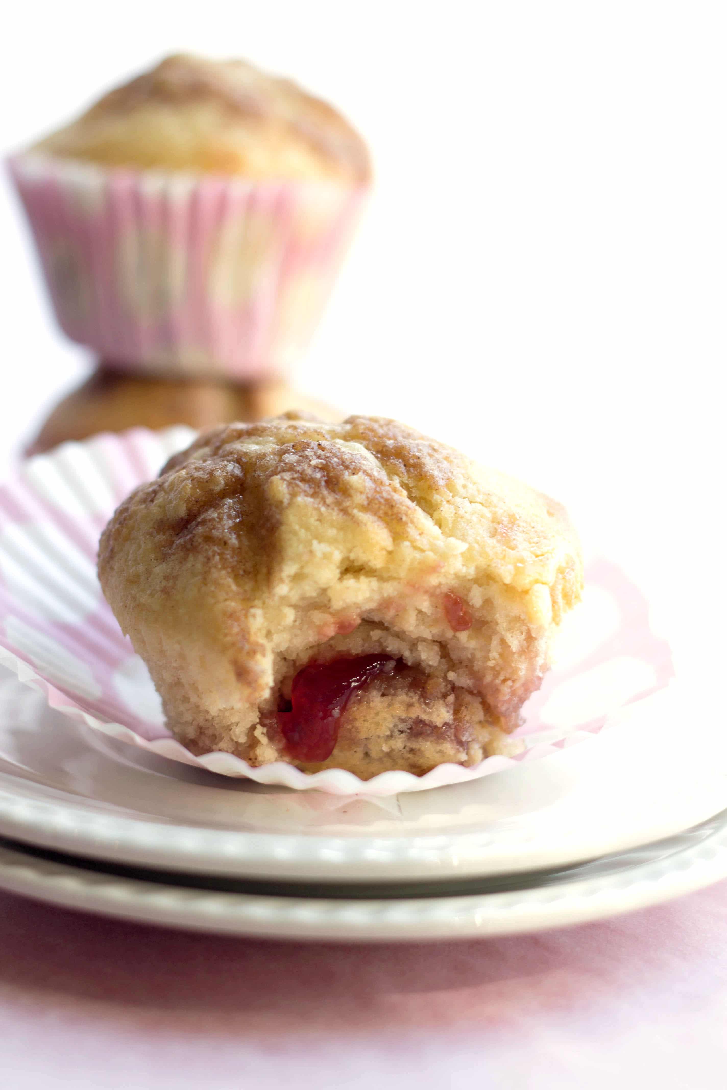 Raspberry Jam Cheesecake Muffins Erren's Kitchen