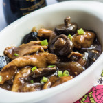 Chicken with Chinese mushrooms