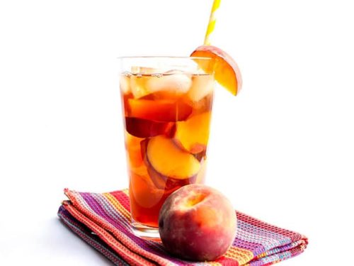 Sweet Peach Iced Tea - Erren's Kitchen