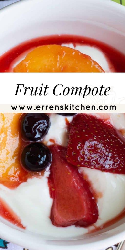 fruit in a bowl with yogurt