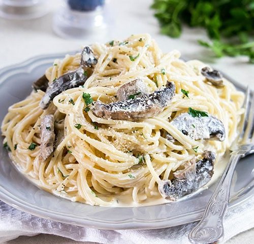 Creamy Mushroom Spaghetti Erren S Kitchen