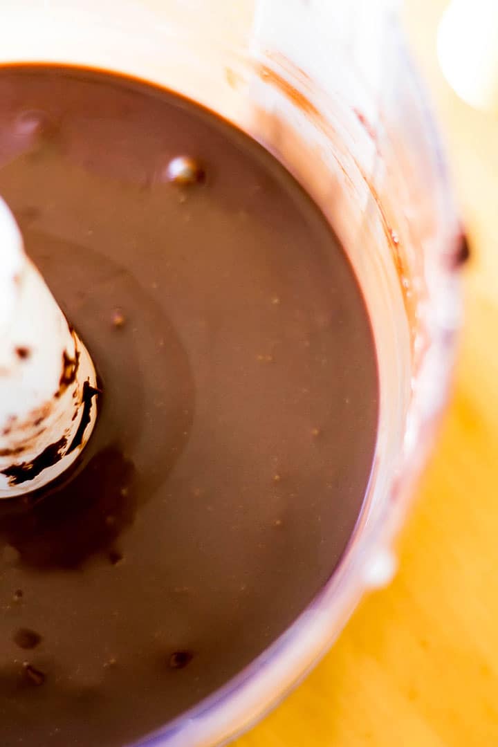 the filling mixed together in a food processor