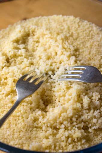 10 minute Greek Style Couscous Salad with Feta | Erren's ...