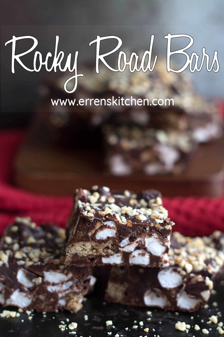 Rocky Road Candy Bars Erren's Kitchen