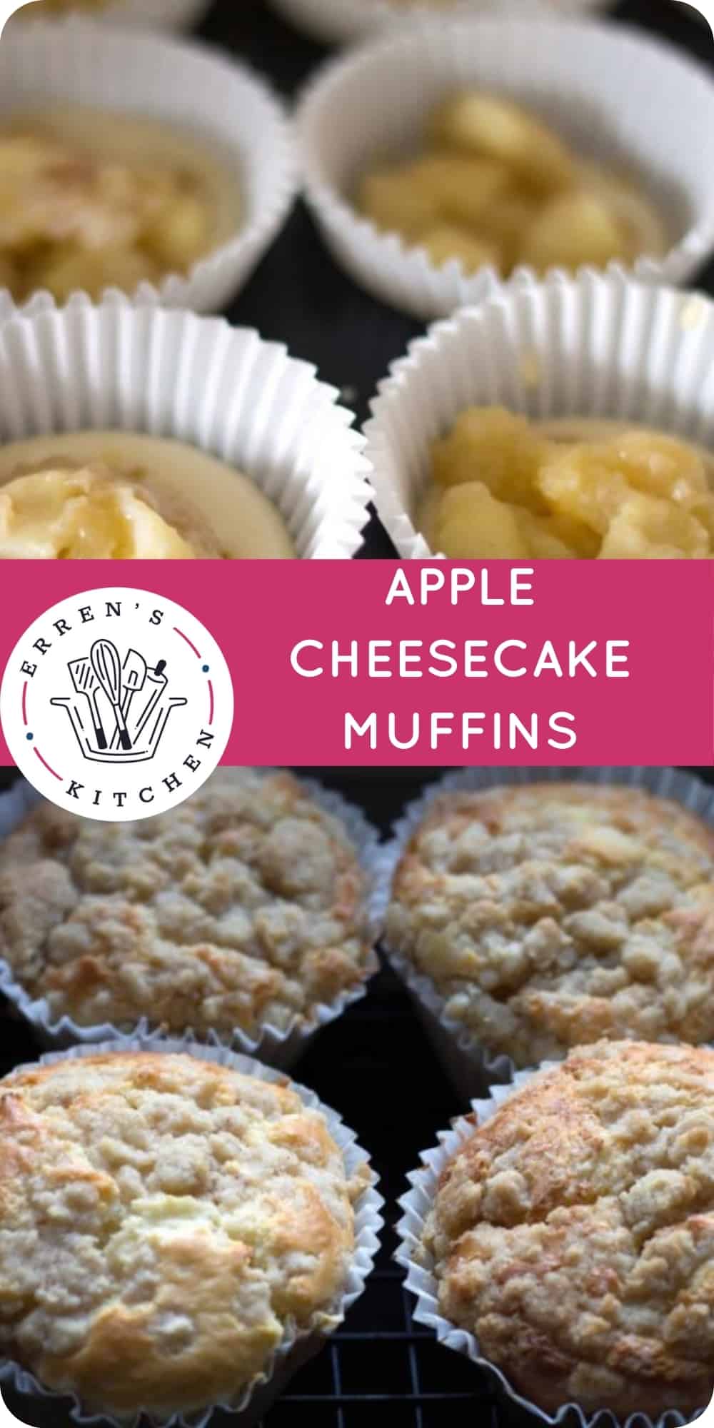 Apple Cheesecake Muffins Erren's Kitchen