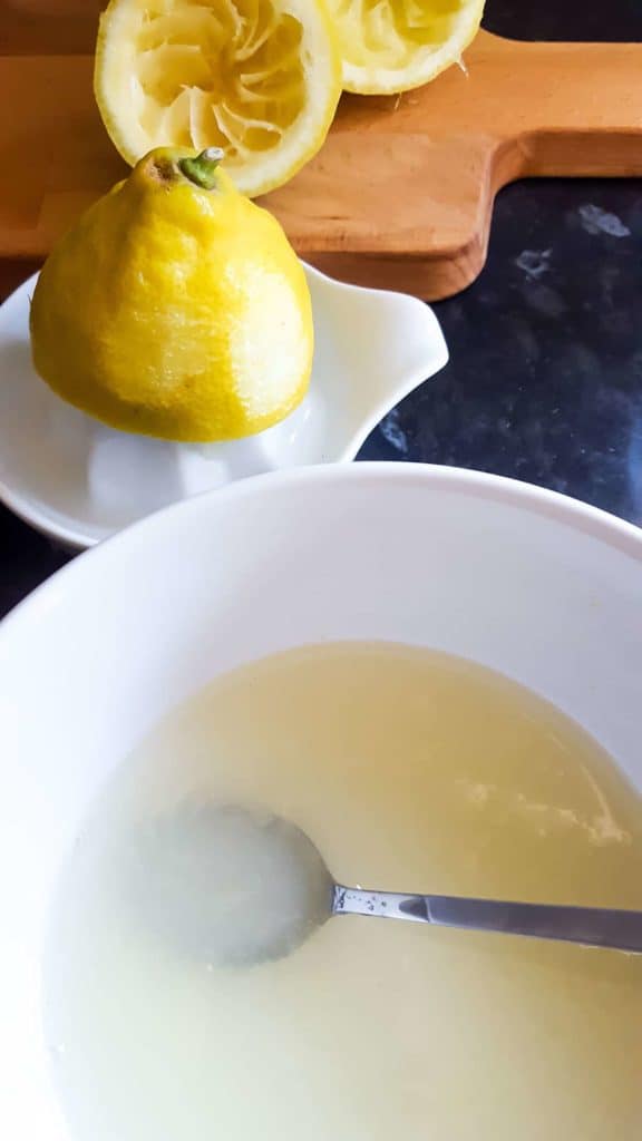 The syrup mixed together