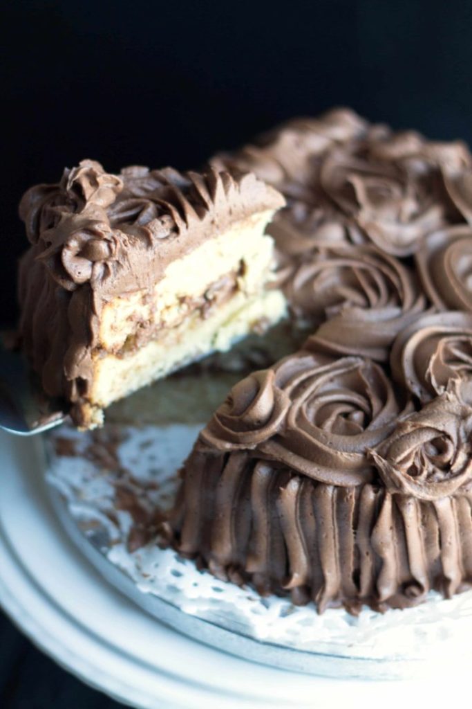 Rich Vanilla Cake with Chocolate Fudge Frosting Erren's Kitchen