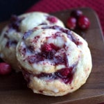 Iced Cranberry & Orange Swirl Scones - Erren's Kitchen