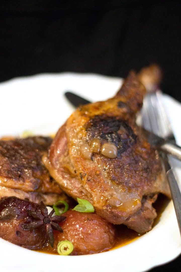 Slow Cooked Chinese Duck With Plums Erren S Kitchen