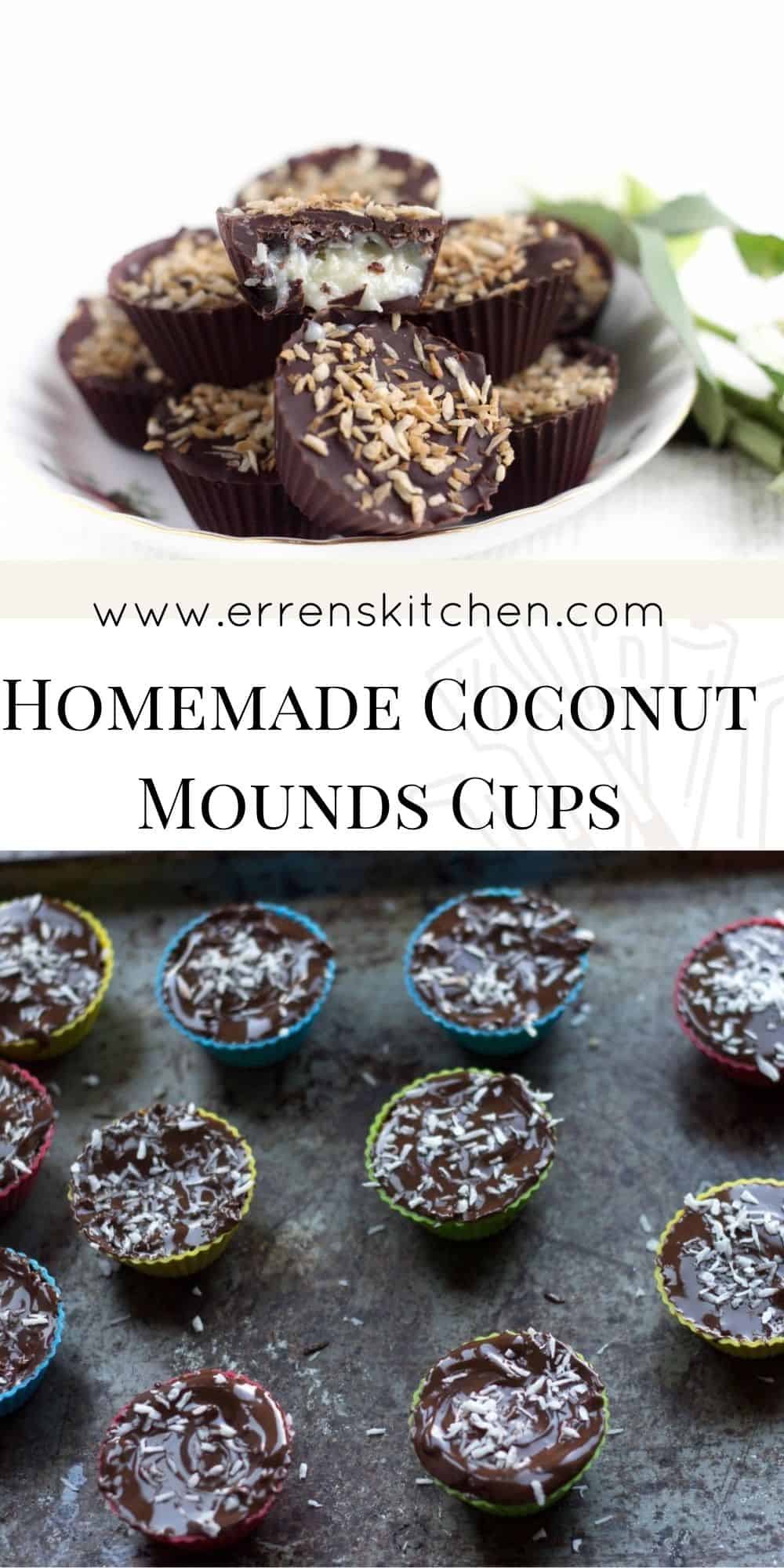 Homemade Coconut Mounds Cups Erren's Kitchen