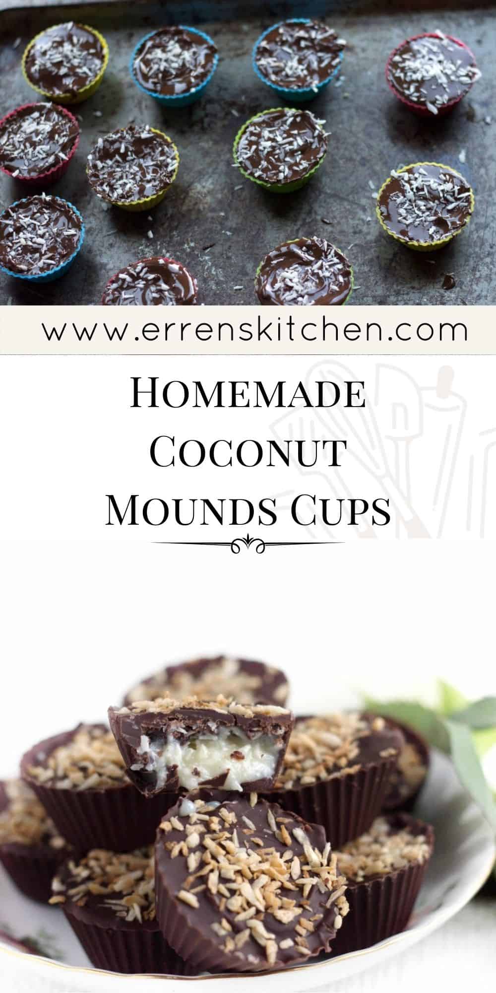 Homemade Coconut Mounds Cups Erren's Kitchen