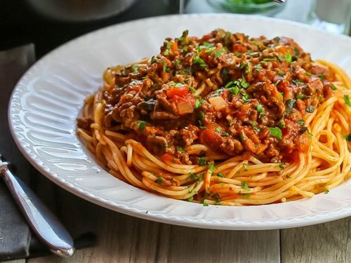 Quick Easy Spaghetti Bolognese Erren S Kitchen