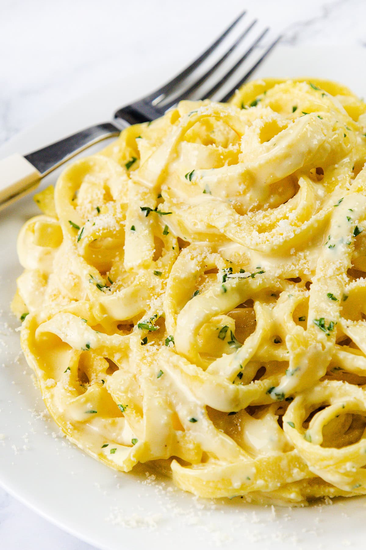 Creamy Saffron Pasta
