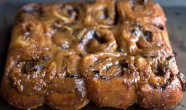 Quick Rise Chocolate & Salted Caramel Sticky Buns