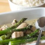 Skinny Creamy Asparagus Chicken