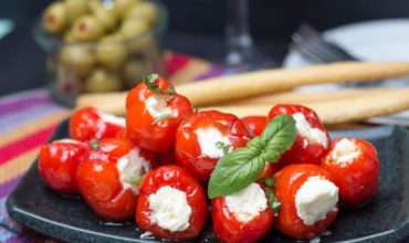Cream Cheese & Ricotta Stuffed Piquante Peppers