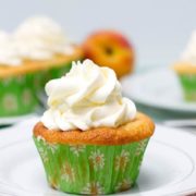 My Peaches & Cream Cupcakes