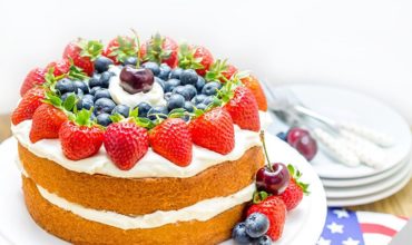Vanilla Cream Sponge Cake