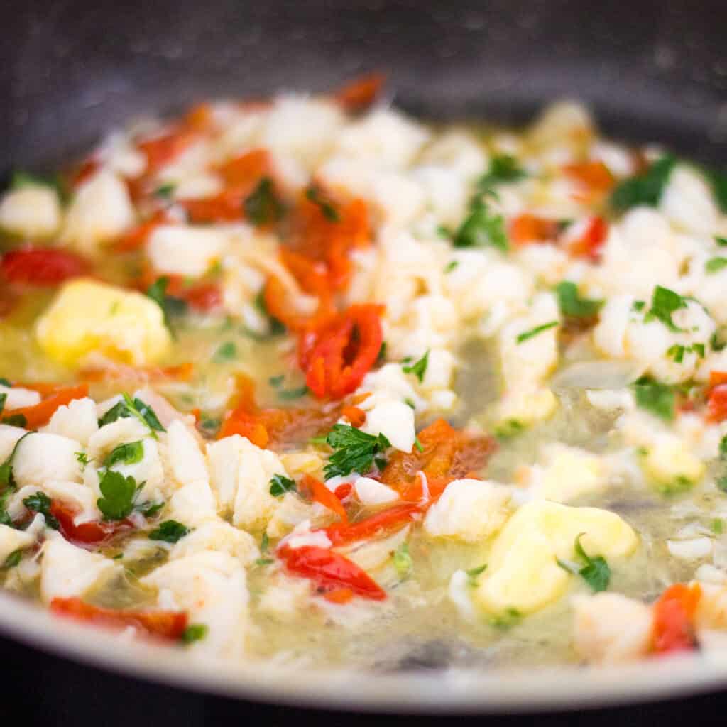 the butter added to the Crab Pasta sauce.