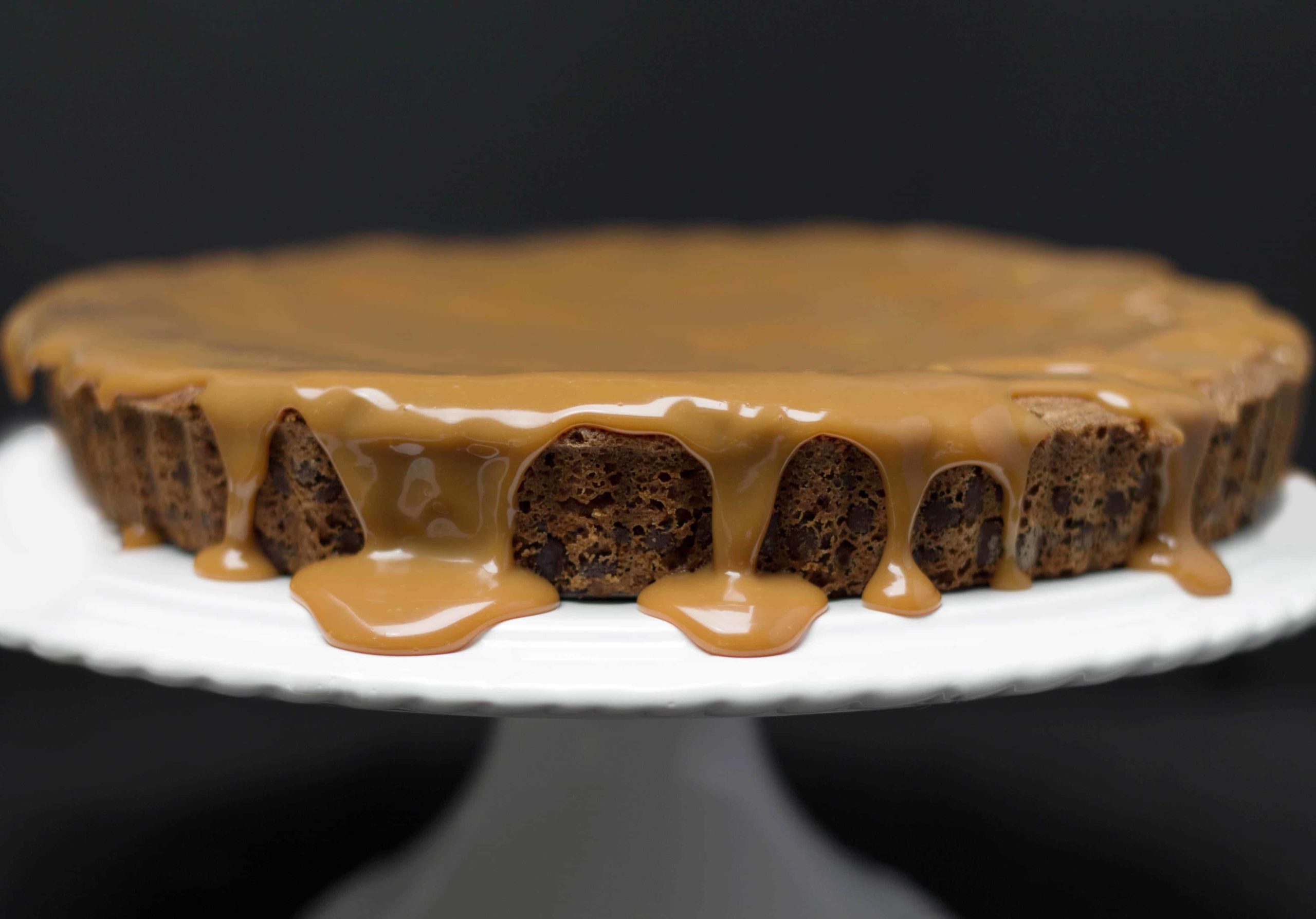 Chocolate Chip Caramel Cake   This recipe is indulgence on a plate  - 66
