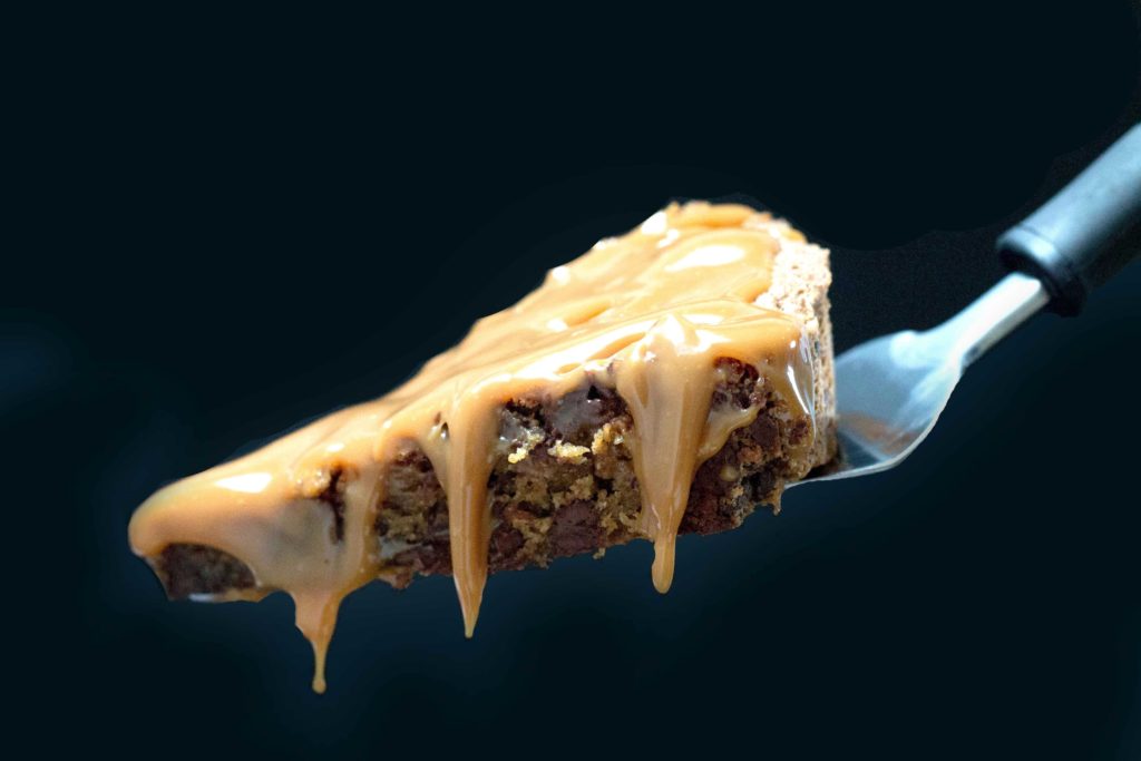 Chocolate Chip Caramel Cake   This recipe is indulgence on a plate  - 68