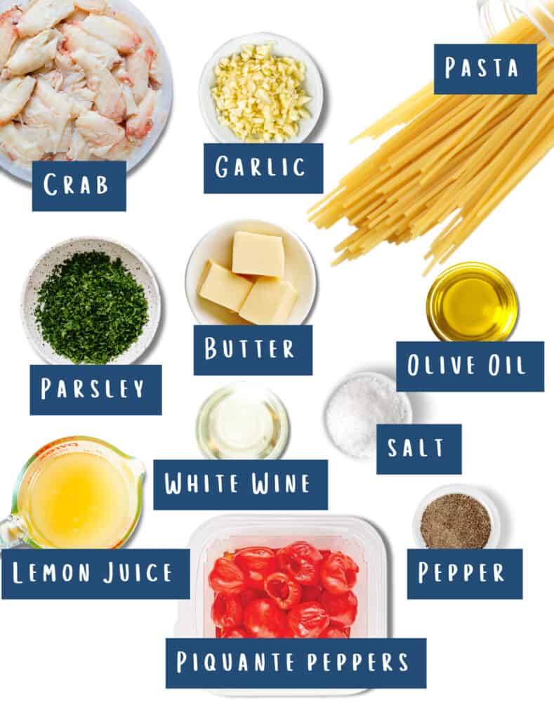 all of the ingredients for this recipe laid out on a table