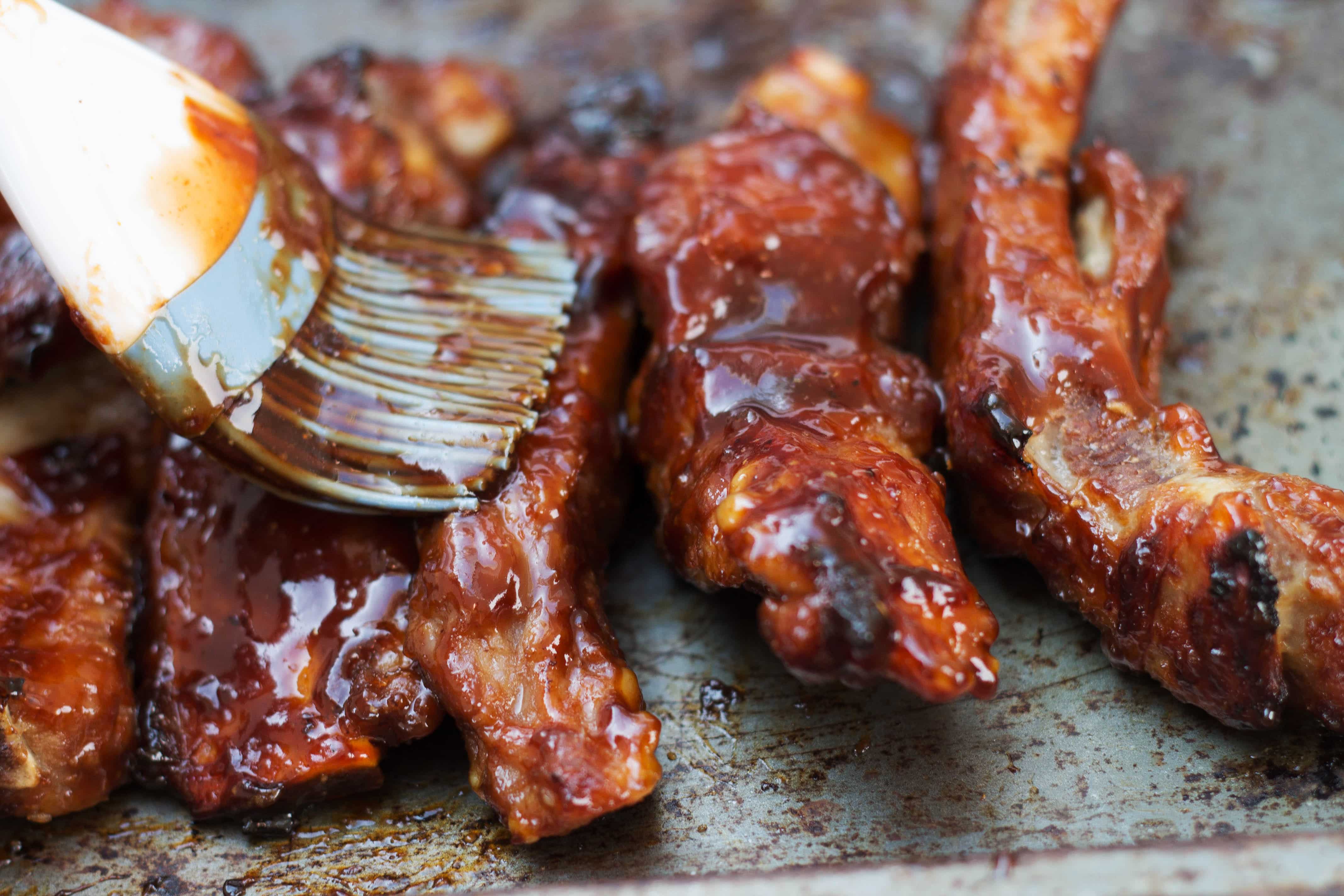 Baked or Barbecued Sticky Glazed Ribs - Erren's Kitchen