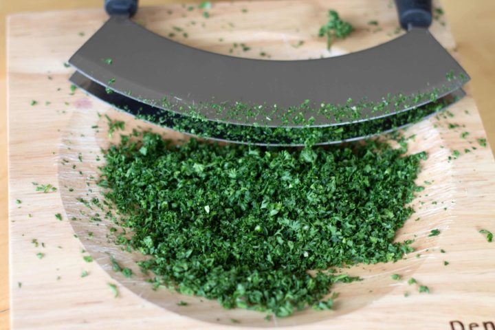 chopped herbs