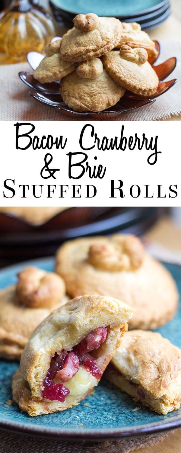 Bacon Cranberry & Brie Stuffed Rolls Erren's Kitchen