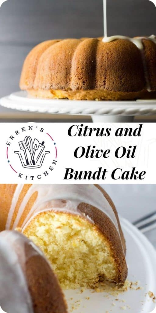 olive oil and citrus cake ready to eat