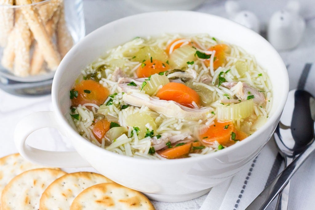 Homemade Chicken Noodle Soup - Comfort food at it's finest.